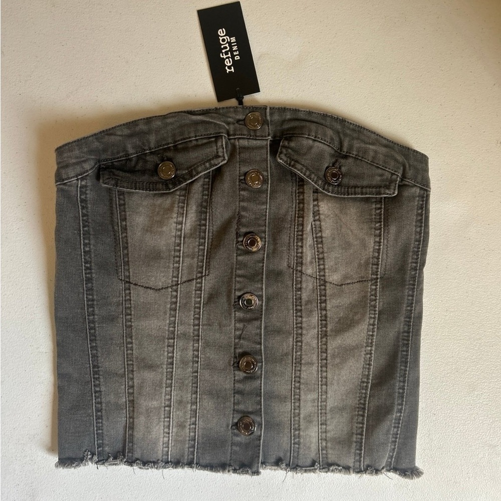 Refuge gray women’s top